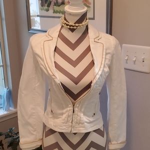 WHBM Sz 00 little white jacket
